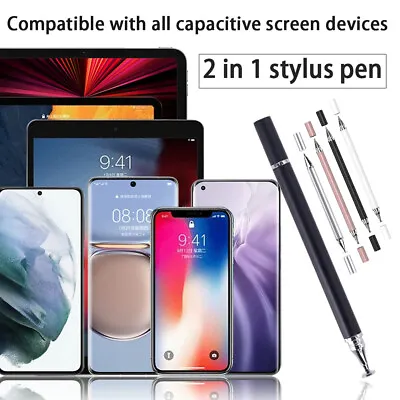 Pencil Stylus For Apple IPad IPhone Samsung Galaxy Tablet Phone Pen Touch Screen • £2.90