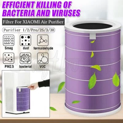 $23.99 • Buy Filter Version For Mi Xiaomi Air Purifier Smart 1 2 3 2S 3H Pro Generations Home