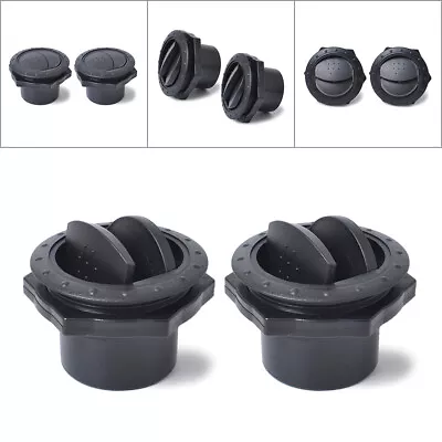 For RV Bus ATV A/C Universal 2x 60mm Air Vent Outlet Rotating Round Ceiling Kit • $11.91