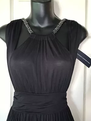 French Connection NWT $238 Vegas Dream Black Maxi Halter Dress 4 • $29.99