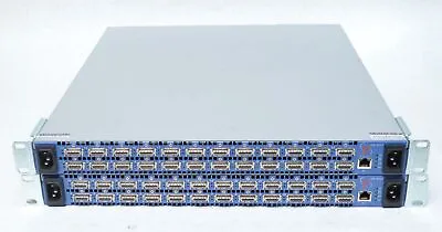 Lot Of (2) Voltaire ISO 9024 D-M 24-Port Infiniband Switch Dual AC PSU • $139.99