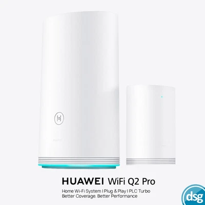 £32.99 • Buy Huawei WiFi Q2 Pro Mesh Router / Powerline System / 1 Base + 1 Satellite UK Spec