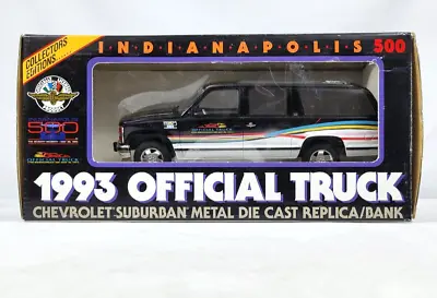 Indianapolis 500 1993 Official Truck Chevrolet Suburban Bank 1:24 Scale • $25