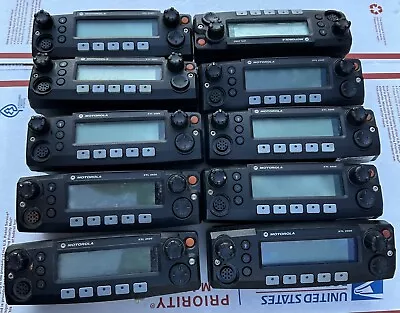 LOT OF (10) OEM Motorola XTL2500 Two Way Radio Remote Control Head • $379