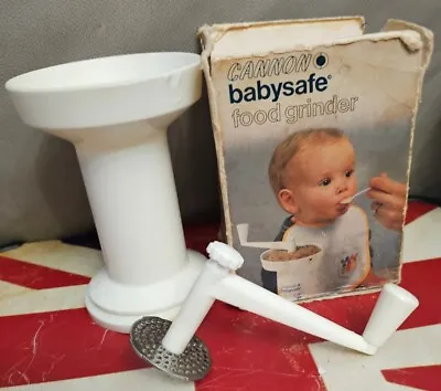 Vintage  Baby Food Grinder Cannon Baby Safe Manual Food Blender Handy Item • £6.99