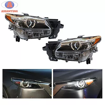 New Pair Left&Right LED Headlights Headlamp For 2016-2020 Mazda CX-9 CX9 W/o AFS • $585.20