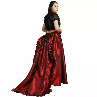 Victorian Bustle Dress For Women Historical Costume Bustle Skirt Crinoline Skirt • $85.79