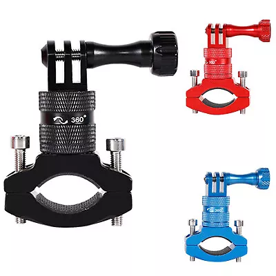 360° Rotation Base Metal Motorcycle Bike Bicycle Handlebar Mount For GoPro DJI • $14.99