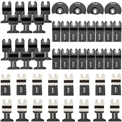 $38.99 • Buy VEVOR Oscillating Multi Tool Saw Blades Multi Tool Blades 50PCS For Wood Metal