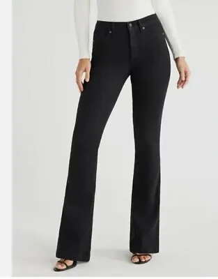 SOFIA VERGARA - Melissa Flare High-Rise Black Jeans-33  Inseam - NEW! • $25.99