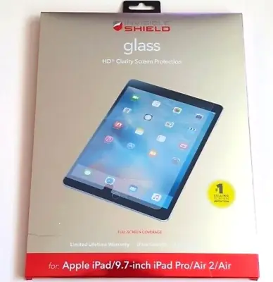 $9.75 • Buy ZAGG InvisibleShield Glass Screen Protector 9.7 Inch - IPad Pro- IPad Air 2, Air