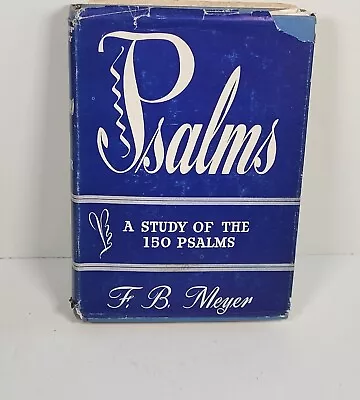 Vintage Psalms A Study Of The 150 Psalms By F.B. Meyer Hardcover  • $22