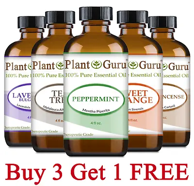 $25.95 • Buy Essential Oils 4 Oz. 100% Pure Natural Therapeutic Grade Aromatherapy Oil Bulk