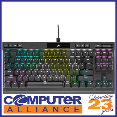 Corsair K70 RGB TKL Optical-Mechanical CH-911901A-NA Gaming Keyboard • $259