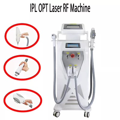 ND YAG IPL OPT Laser Hair Pigment Tattoo Removal Machine RF Skin Rejuvenation • $2199