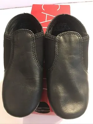 $25 • Buy Black Jazz Shoes Capezio EJ2 Split- Sole Slip On Little Girls Sz 11M EJ2C Style