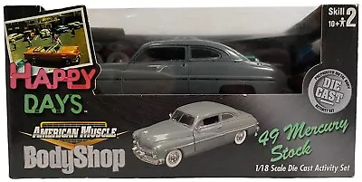 Ertl American Muscle Happy Days 1949 Mercury Stock 1:18 DieCast Activity Set NEW • $56.88