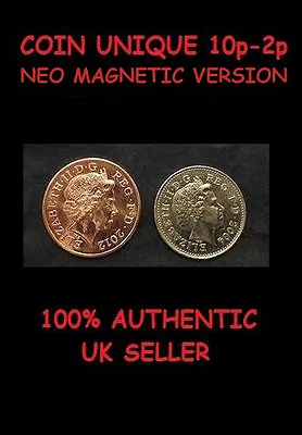 £19.90 • Buy COIN UNIQUE 10p 2p CLOSE UP MAGIC TRICK [VANISHING COIN MAGIC] MAGNETIC VERSION