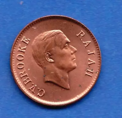 1937-H Sarawak One Cent Coin • $18.95
