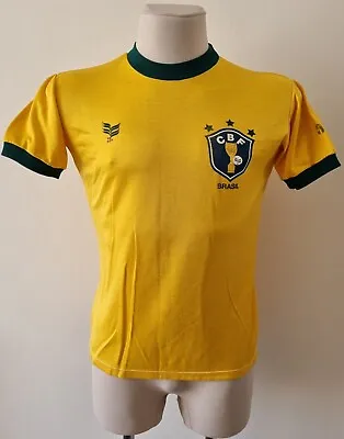 Brazil 1981 - 1982 Home Football Topper Vintage Shirt  • $320