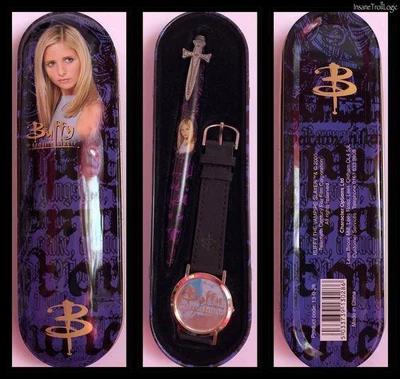 $64.99 • Buy Buffy The Vampire Slayer Pen With Mirror Watch And Case