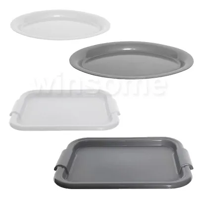£6.83 • Buy Plastic Oval / Rectangular Tray Table Dish Buffet Salad Fruit Serving Platter 