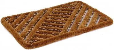 £21.49 • Buy Heavy Duty Boston Brush Shoe Scraper Wire Doormat Coir Frame Home Entrance Mats 