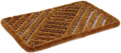 £21.49 • Buy Heavy Duty Boston Brush Shoe Scraper Wire Doormat Coir Frame Home Entrance Mats 