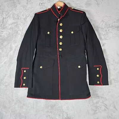 United States Marine Corp Dress Blues Jacket Mens 41R Blue Uniform Militay  • $58.99