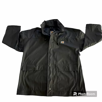 Carhartt Men's Medium Medford Rain Defender Jacket Coat 100249 Work Waterproof • $45