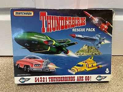 £25 • Buy Thunderbirds Rescue Pack Vintage 1992 Matchbox Diecast Set - Boxed & Complete