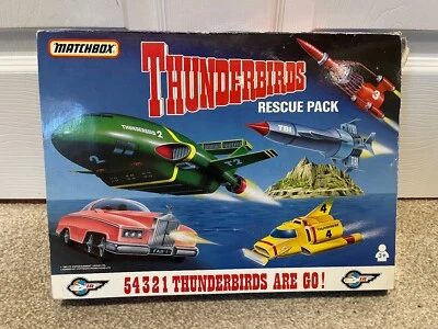 £25 • Buy Thunderbirds Rescue Pack Vintage 1992 Matchbox Diecast Set - Boxed & Complete