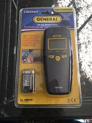 The Seeker General Pin-Type Moisture Meter Model: MMD4E • $48