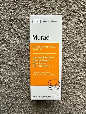 Murad Step 3 Environmental Shield Correct Protect Serum Broad Spectrum 1oz 30mL • $59.99