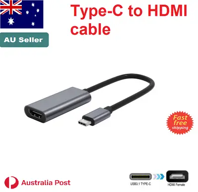 Type C USB-C 3.1 To HDMI Adapter Cable Converter For Chrome Book Samsung HUAWEI • $15.99