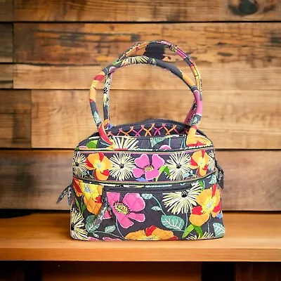 Vera Bradley Jazzy Blooms Tropical Floral Tote Satchel Bag 14x10x5 • $22