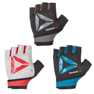 £11.99 • Buy Reebok Training Gloves Weight Lifting Padded Gym Workout Bodybuilding Fitness