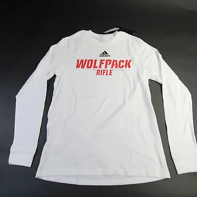 $12 • Buy NC State Wolfpack Adidas Amplifier Long Sleeve Shirt Men's White New