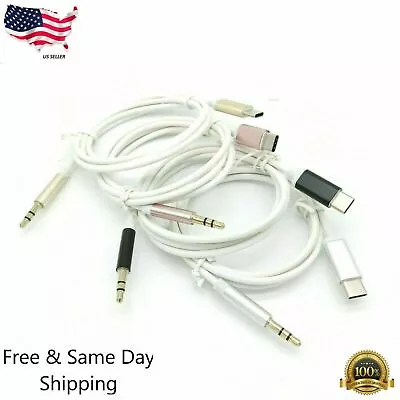 $3.99 • Buy Type C Audio Cable USB Type-C Male To 3.5mm Jack Male Car AUX Audio Adapter
