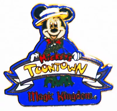 Mickey Mouse Pin Mickey's Toontown Fair Magic Kingdom Walt Disney World Banner • $14.99