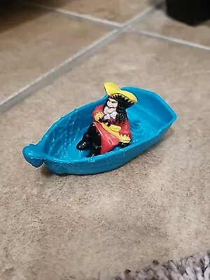 Captain Hook In Boat Peter Pan Mcdonalds Happy Meal Vntg (1991) Plastic  Toy • $3.99