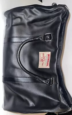 True Religion Leather Duffle Bag Black • $30