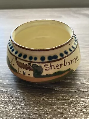 TORQUAY POTTERY Motto Ware Cottage England  Have Some Sugar  Sugar Bowl Vintage • $12.95