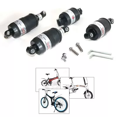 Bike Shock Absorber Air Rear Adjustable Alloy Black Components Cycling E-Bike • $22.53