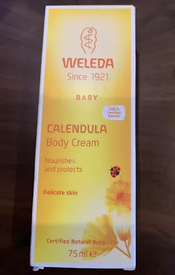 Weleda Organic Calendula Baby And Child Body Cream 75ml Delicate Skin Cream • £9