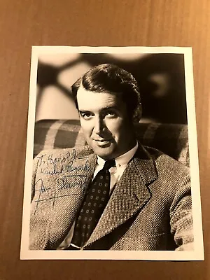 James Stewart Rare Early Vintage Autographed 8/10 Photo 50s Winchester 73 • $107.99