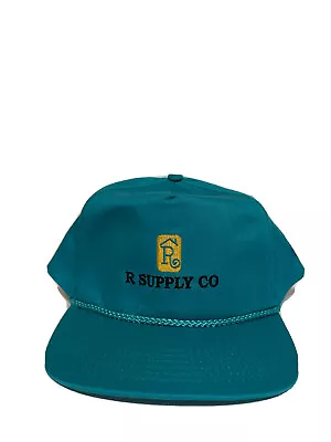 NEW Vintage R SUPPLY CO. Snapback Trucker Hat Embroidered Teal • $15