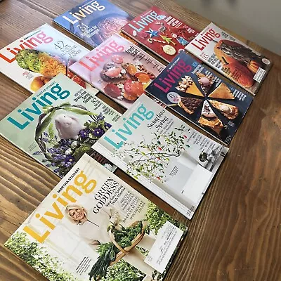 Martha Stewart Living Magazine Lot 9 Issues 2013 2014 2022 • $23.99