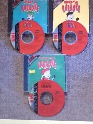Karaoke CDs X3!!! Christmas/70s/80s - **EXCELLENT CONDITION** • £4.99