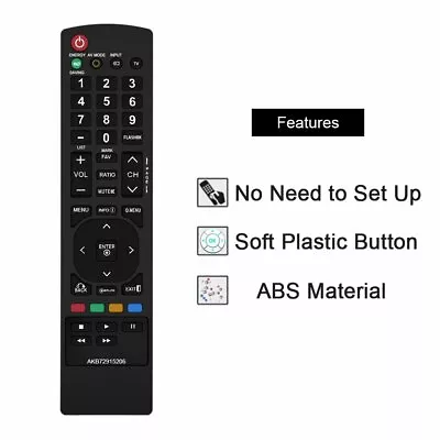 New AKB72915206 REMOTE Replacement For LG TV AKB72915266 AKB73655806 • $6.56